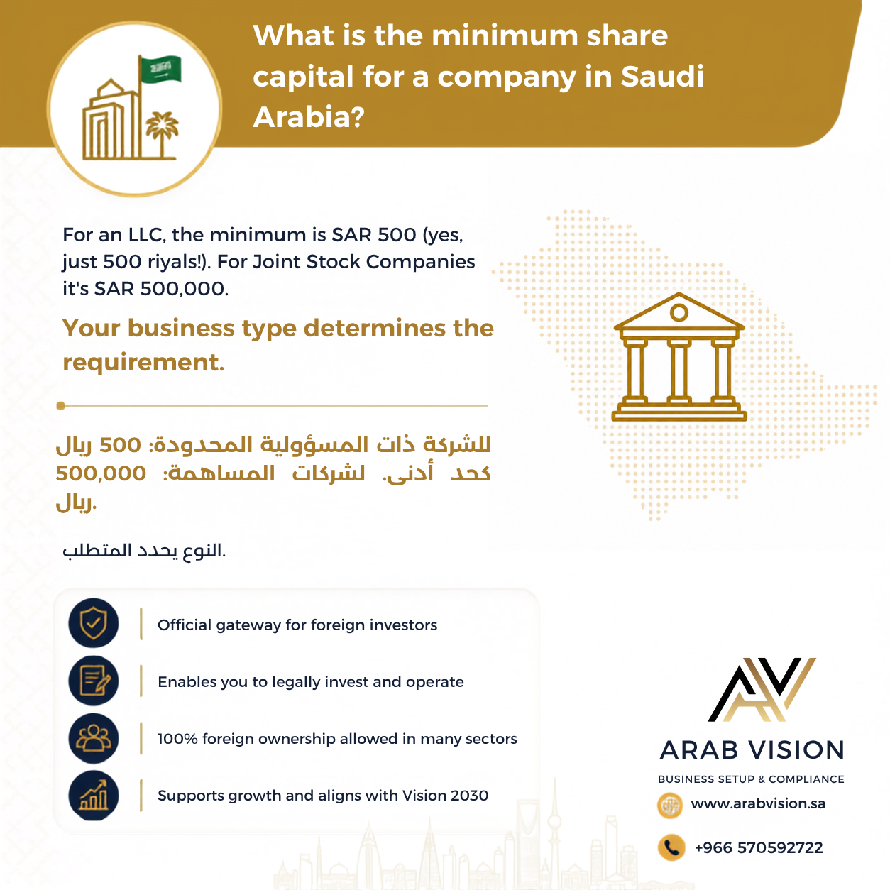 Arab Vision Educational Posts sample